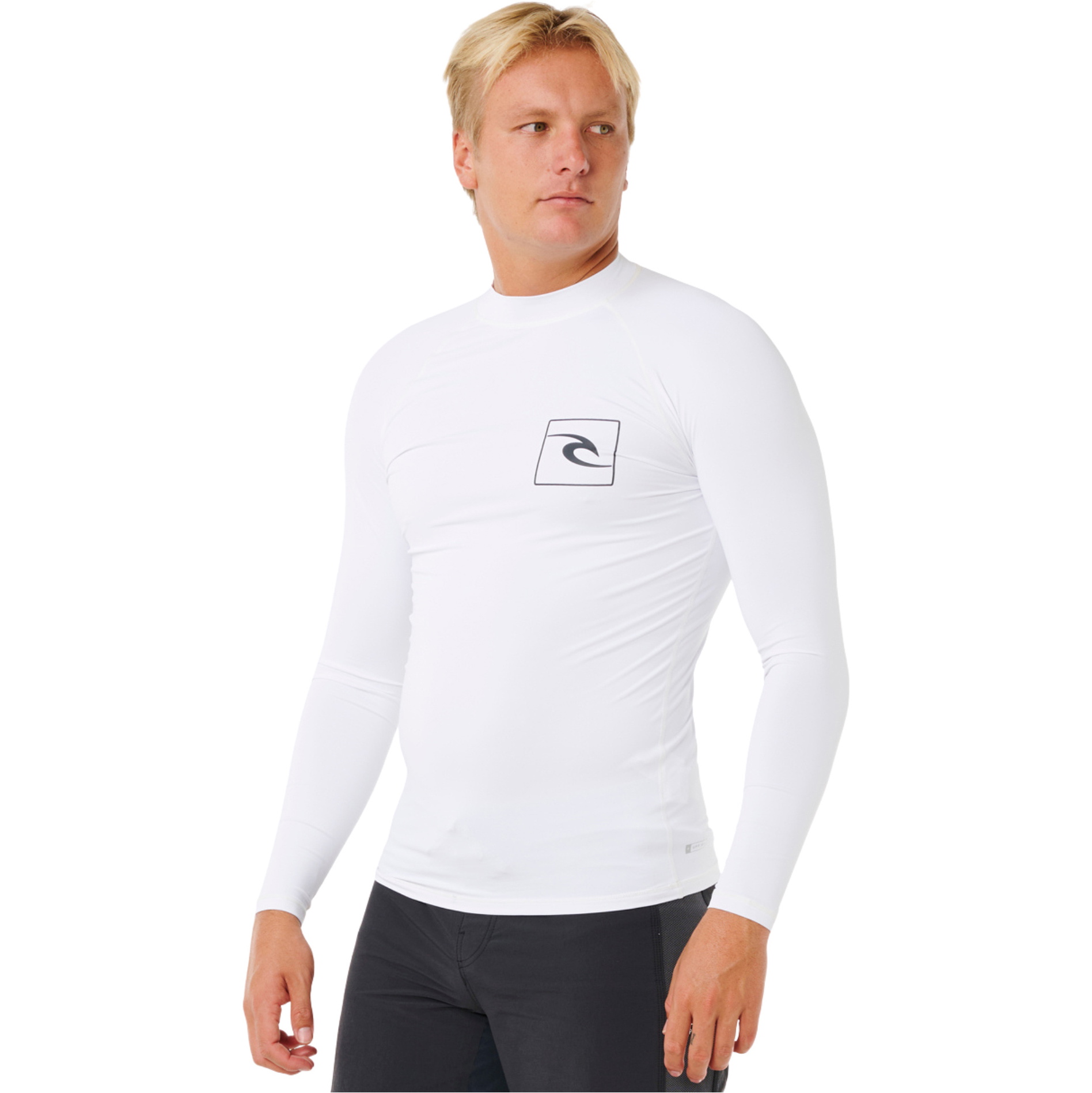 2026 Rip Curl Mens Streamline UPF Long Sleeve Rash Vest 171MRV - White